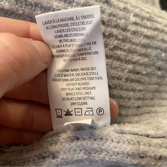 🛍️3/$30 Reitmans women’s grey oversized open cardigan sweater in size large - Picture 7 of 7